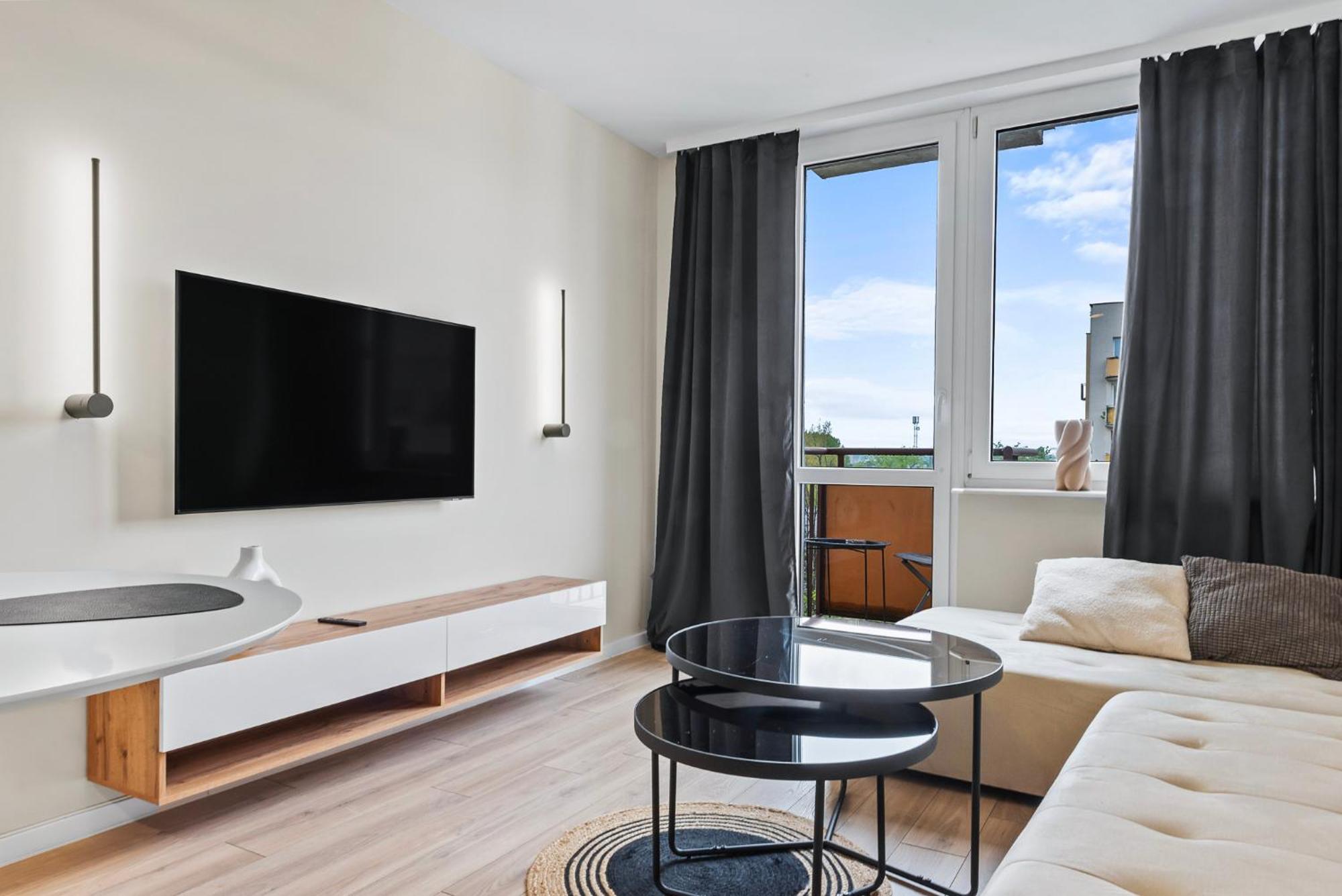 Rentplanet - Apartament Miedzynarodowa Varsovie Extérieur photo