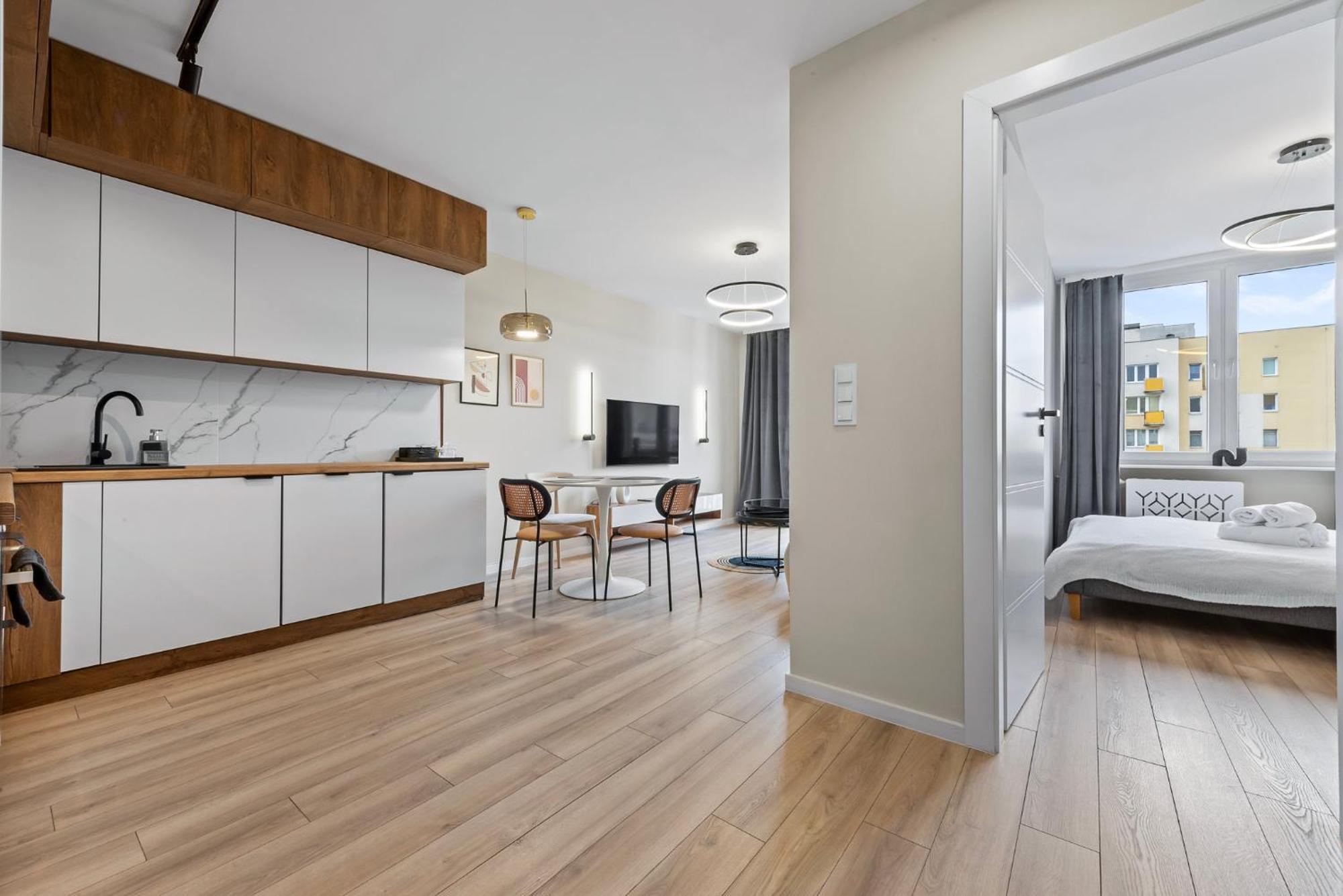 Rentplanet - Apartament Miedzynarodowa Varsovie Extérieur photo